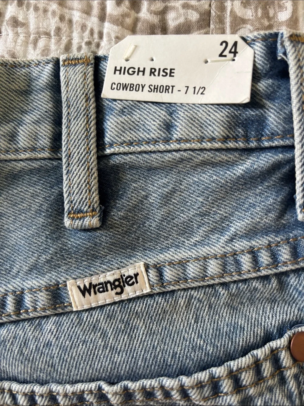 Wrangler Free People collab NWT jean shorts